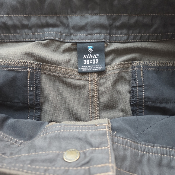 Ultra Cool Men's Kuhl Brown Casual Pants Durable Lightweight 36 x 32 - Picture 6 of 7
